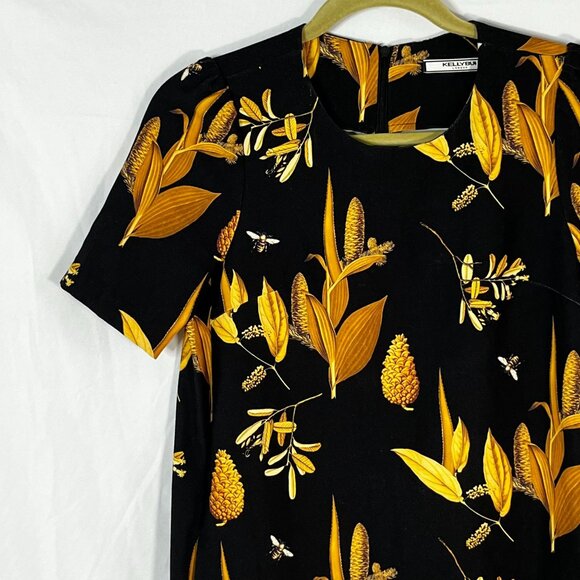 Kelly Bui London Floral‎ Print Short Sleeve Mastectomy  Dress XS - Picture 2 of 7